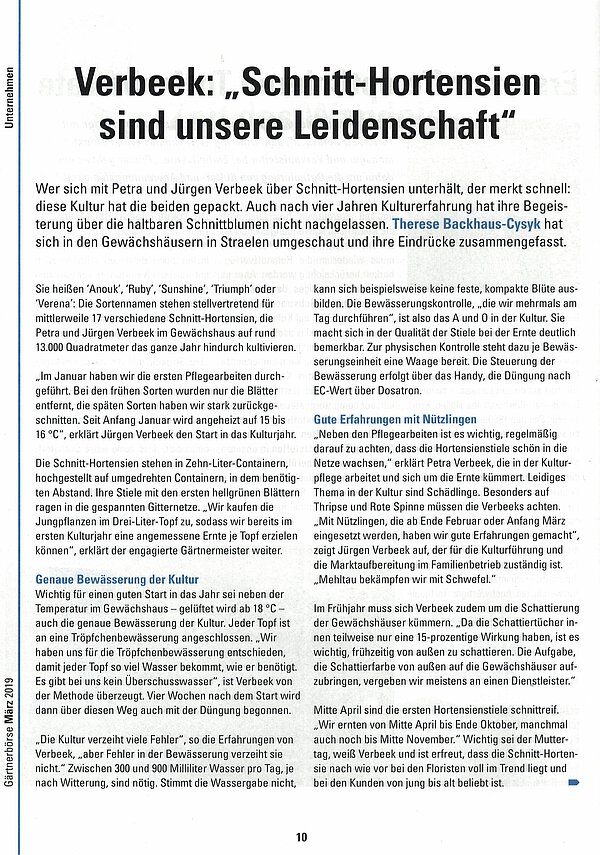 Gärtnerbörse Bericht 1